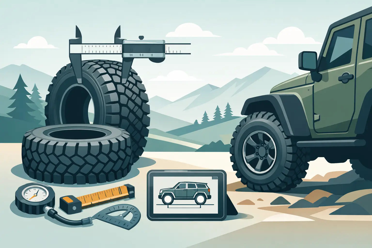 How to Size Offroad Tires the Right Way