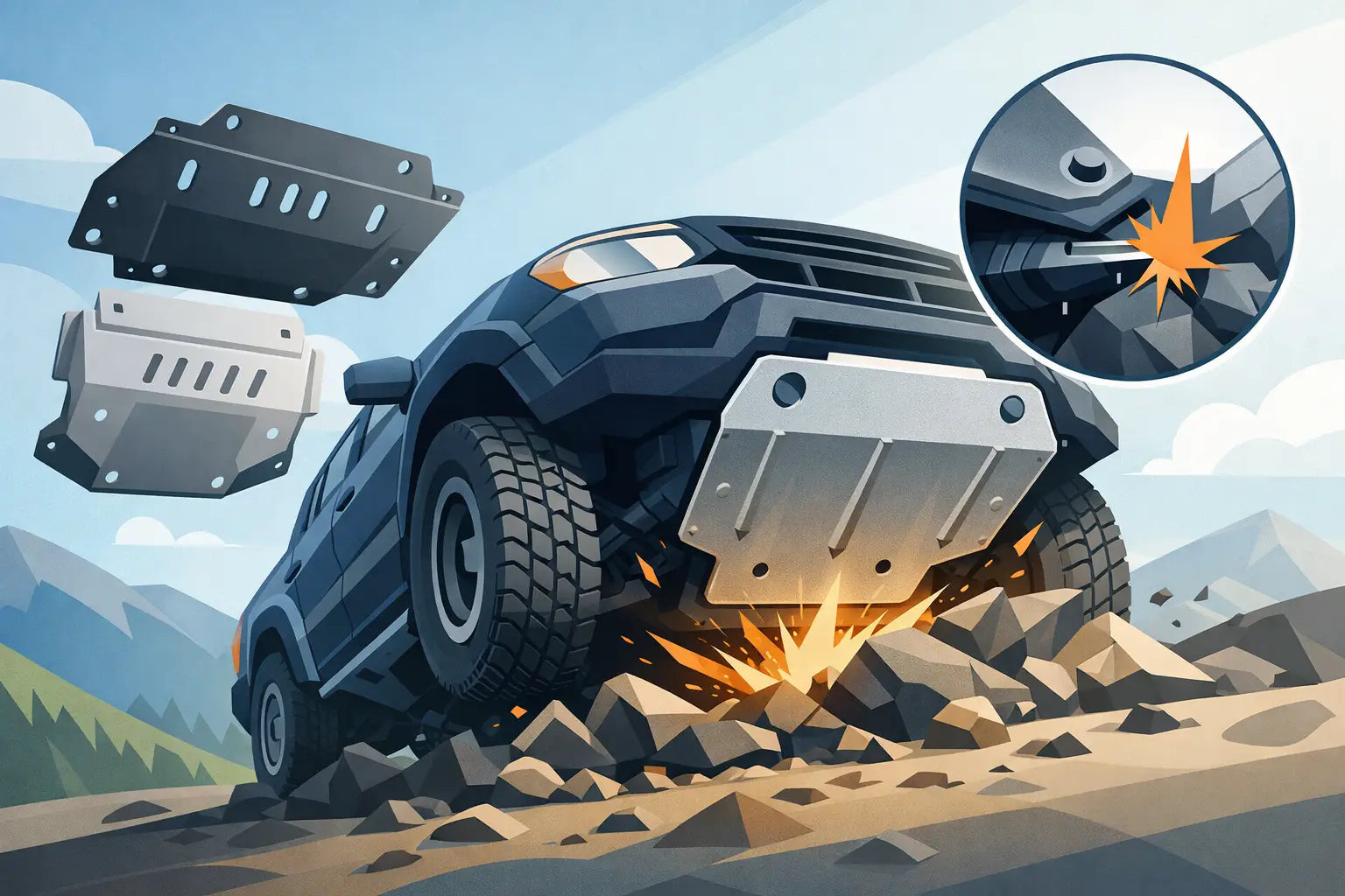 How to Choose Skid Plates That Take a Hit