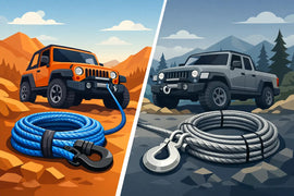 Winch Rope vs Cable for Your Truck or Jeep