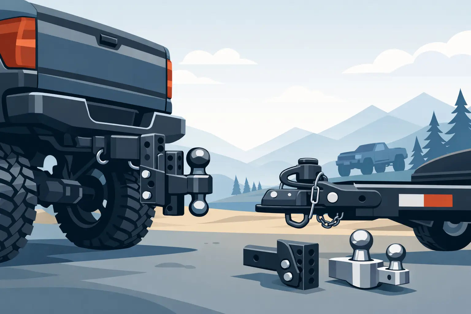 Best Trailer Hitch for Lifted Truck Setups