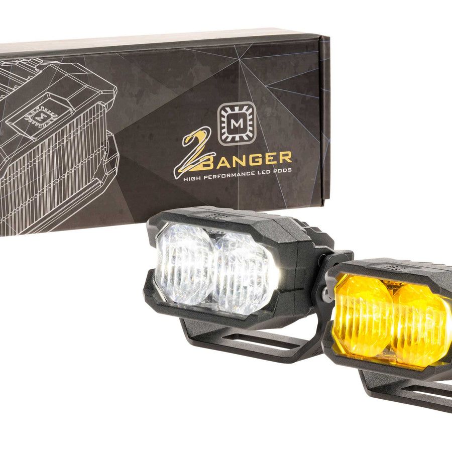 Morimoto Morimoto 2Banger NCS LED Pods (Combo / White / Set)