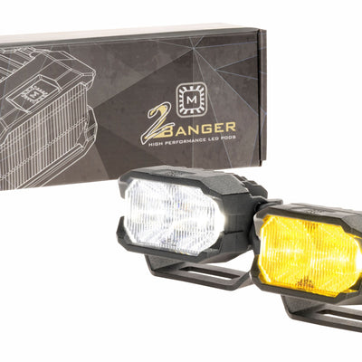 Morimoto Morimoto 2Banger NCS LED Pods (SAE Wide / Yellow / Set)