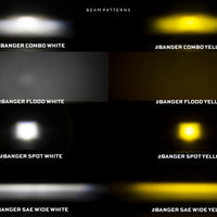 Morimoto Morimoto 2Banger HXB LED Pods (SAE Wide / Yellow / Set)