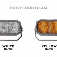 Morimoto Morimoto 2Banger HXB LED Pods (Flood / Yellow / Set)