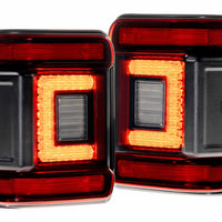 Morimoto XB LED Tail Lights: Jeep Wrangler JL (18+ / Red Lens / Set)