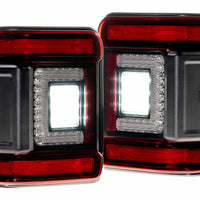 Morimoto XB LED Tail Lights: Jeep Wrangler JL (18+ / Red Lens / Set)