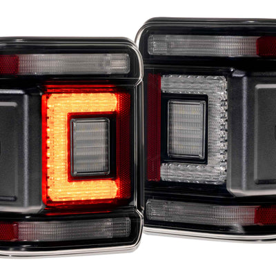 Morimoto XB LED Tail Lights: Jeep Wrangler JL (18+ / Smoked Lens / Set)