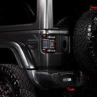 Morimoto XB LED Tail Lights: Jeep Wrangler JL (18+ / Smoked Lens / Set)