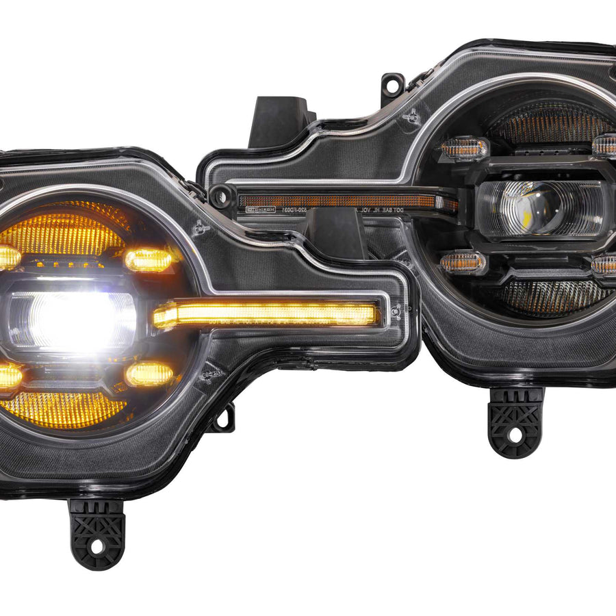 Morimoto XB LED Headlights: Ford Bronco (21+ / Amber DRL / Set)