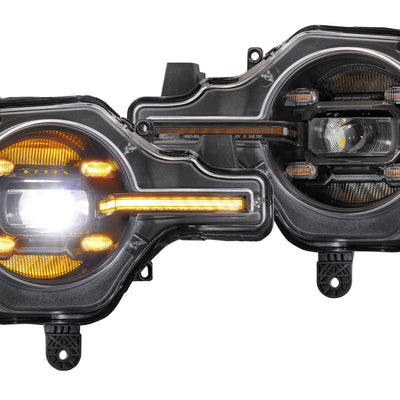 Morimoto XB LED Headlights: Ford Bronco (21+ / Amber DRL / Set)