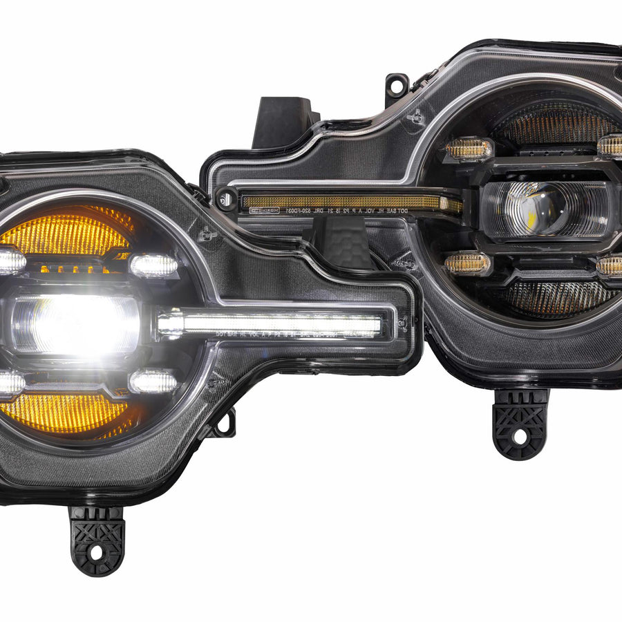 Morimoto XB LED Headlights: Ford Bronco (21+ / White DRL / Set)