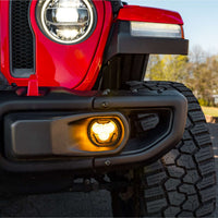 Morimoto Morimoto 4Banger Fog Light Kit: 18+ JL/JT (NCS / Wide / Yellow / Set)