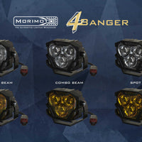 Morimoto Morimoto 4Banger Fog Light Kit: 18+ JL/JT (NCS / Wide / Yellow / Set)