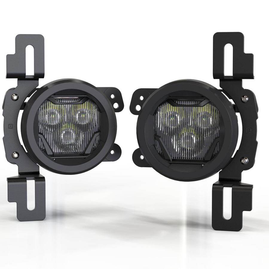 Morimoto Morimoto 4Banger Fog Light Kit: 18+ JL/JT (NCS / Wide / White / Set)