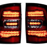 Morimoto XB LED Tail Lights: Ram HD (19-24 / Red Lens / Set)