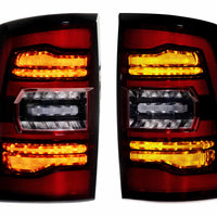 Morimoto XB LED Tail Lights: Ram HD (19-24 / Red Lens / Set)