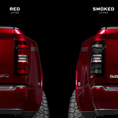 Morimoto XB LED Tail Lights: Ram HD (19-24 / Red Lens / Set)