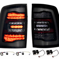 Morimoto XB LED Tail Lights: Ram HD (19-24 / Smoked Lens / Set)