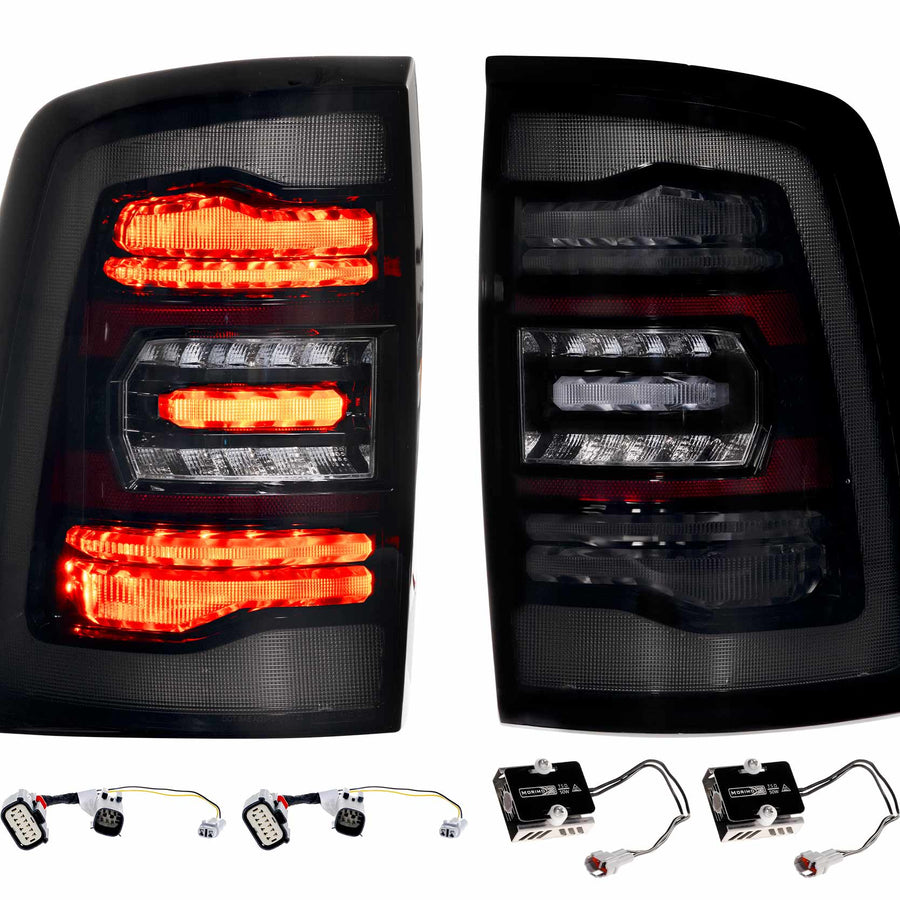 Morimoto XB LED Tail Lights: Ram HD (19-24 / Smoked Lens / Set)