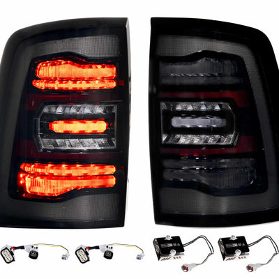 Morimoto XB LED Tail Lights: Ram HD (19-24 / Smoked Lens / Set)