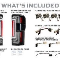 Morimoto XB LED Tail Lights: 2023+ Ford Super Duty (Smoked Lens / Set)