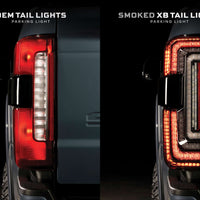 Morimoto XB LED Tail Lights: 2023+ Ford Super Duty (Smoked Lens / Set)