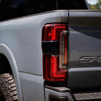 Morimoto XB LED Tail Lights: 2023+ Ford Super Duty (Red Lens / Set)