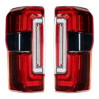 Morimoto XB LED Tail Lights: 2023+ Ford Super Duty (Red Lens / Set)
