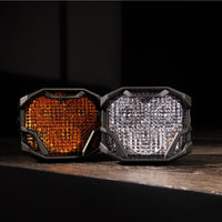 Morimoto Morimoto 4Banger 2.0 HXB LED Pods (Flood / Yellow / Set)