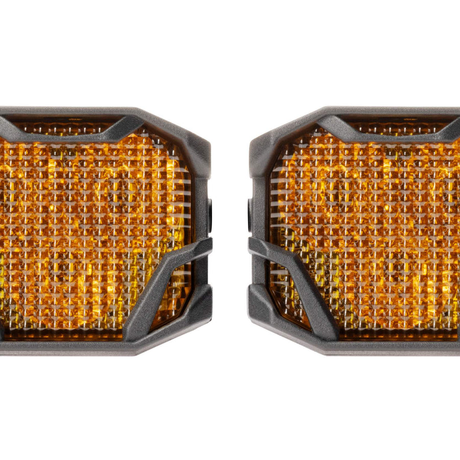 Morimoto Morimoto 4Banger 2.0 NCS LED Pods (Flood / Yellow / Set)