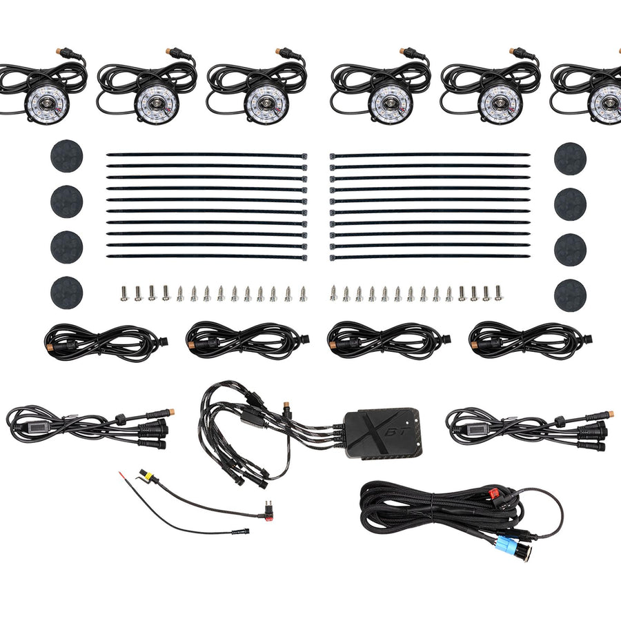 Morimoto Morimoto Rock Light Kit: RGB LED / 8 Pack