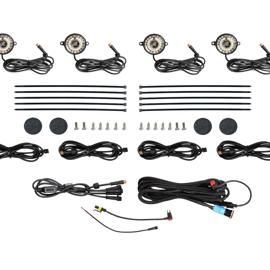 Morimoto Morimoto Rock Light Kit: White LED / 4 Pack