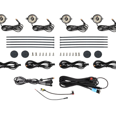 Morimoto Morimoto Rock Light Kit: White LED / 4 Pack