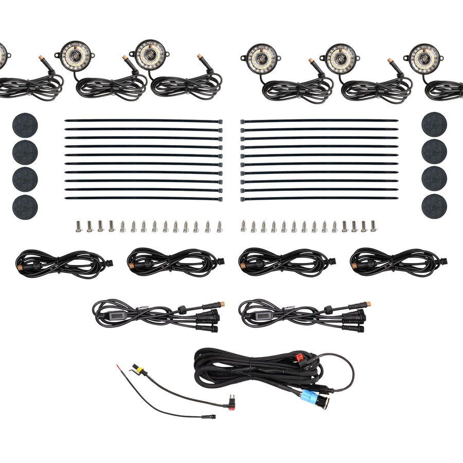 Morimoto Morimoto Rock Light Kit: White LED / 8 Pack