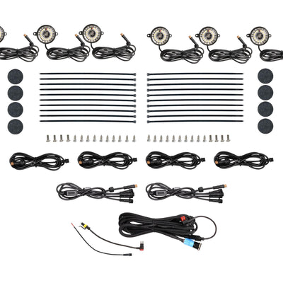 Morimoto Morimoto Rock Light Kit: White LED / 8 Pack