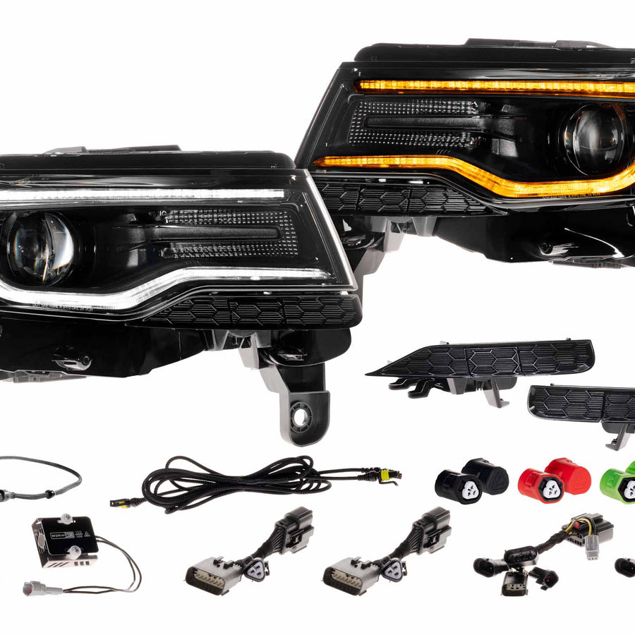 Morimoto XB LED Headlights: Jeep Grand Cherokee (14-22 / Gen II / Set)