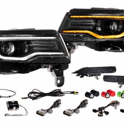 Morimoto XB LED Headlights: Jeep Grand Cherokee (14-22 / Gen II / Set)