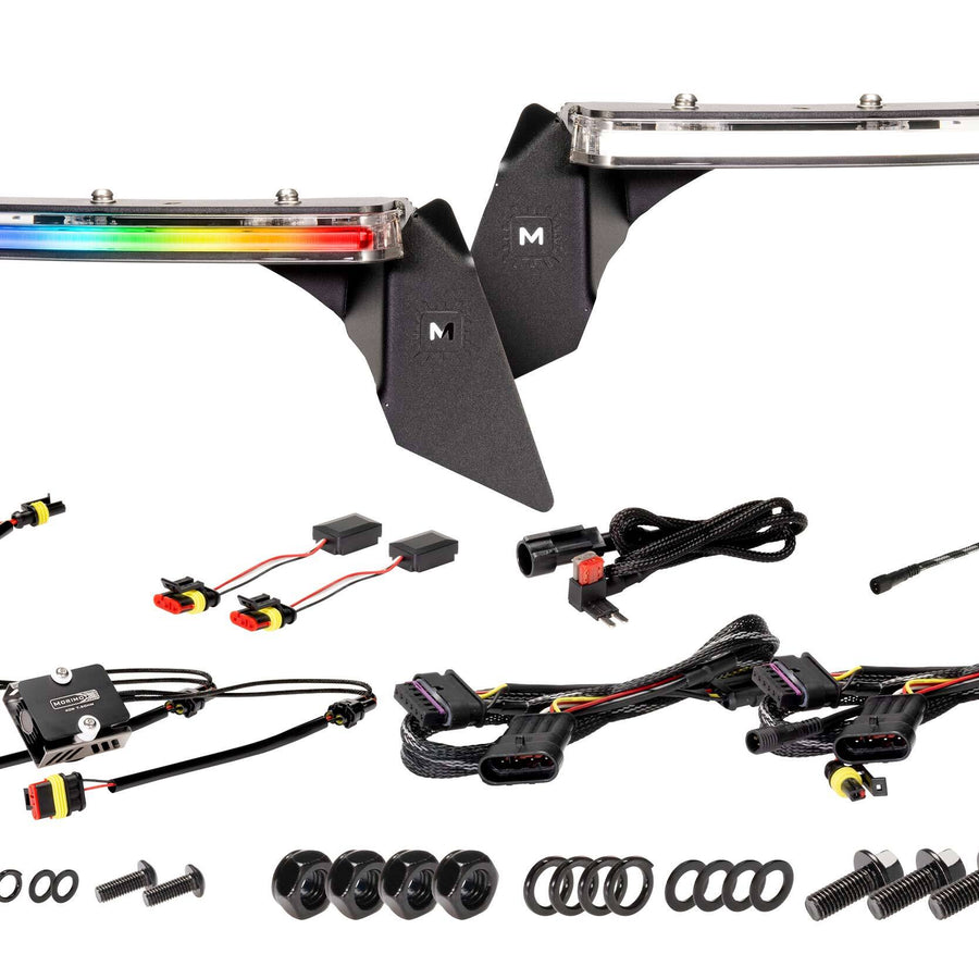 Morimoto High Line Jeep JL / JT XRGB Fender Flare Chop Kit (Set)