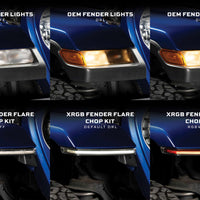 Morimoto High Line Jeep JL / JT XRGB Fender Flare Chop Kit (Set)