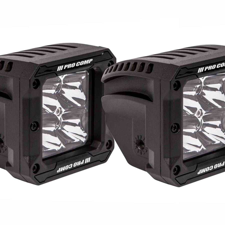 ProComp Pro Comp Gen 3 Pods: 2x2 Square / 12W / White / Spot Beam