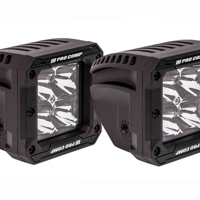 ProComp Pro Comp Gen 3 Pods: 2x2 Square / 12W / White / Spot Beam