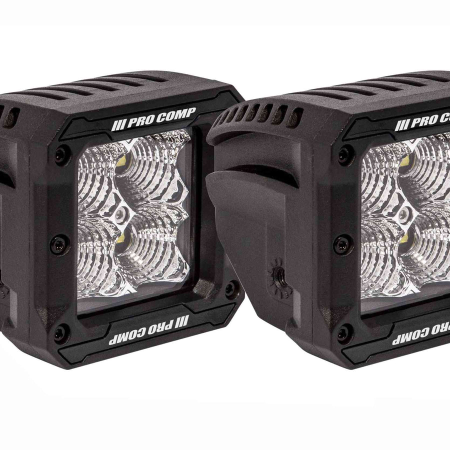 ProComp Pro Comp Gen 3 Pods: 2x2 Square / 20W / White / Flood Beam
