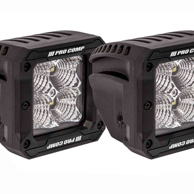 ProComp Pro Comp Gen 3 Pods: 2x2 Square / 20W / White / Flood Beam
