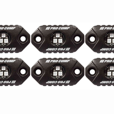 ProComp Pro Comp Universal Rock Light Kit: RGB Color Changing (6 Pc)