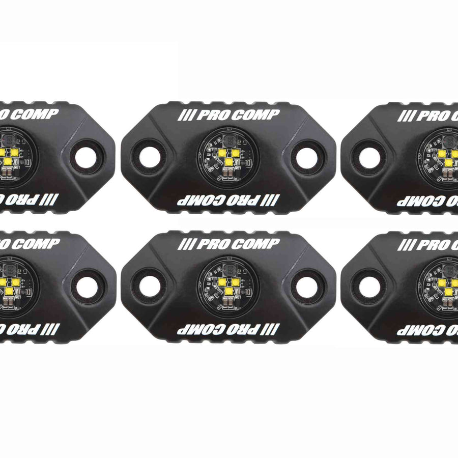 ProComp Pro Comp Universal Rock Light Kit: White (6 Pc)