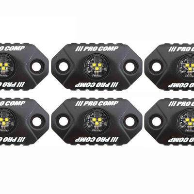 ProComp Pro Comp Universal Rock Light Kit: White (6 Pc)