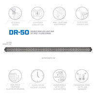 ProComp Pro Comp Motorsports Series Double Row Light Bar: 50