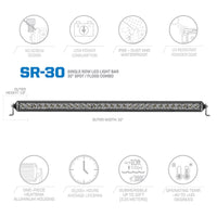ProComp Pro Comp Motorsports Series Single Row Light Bar: 30