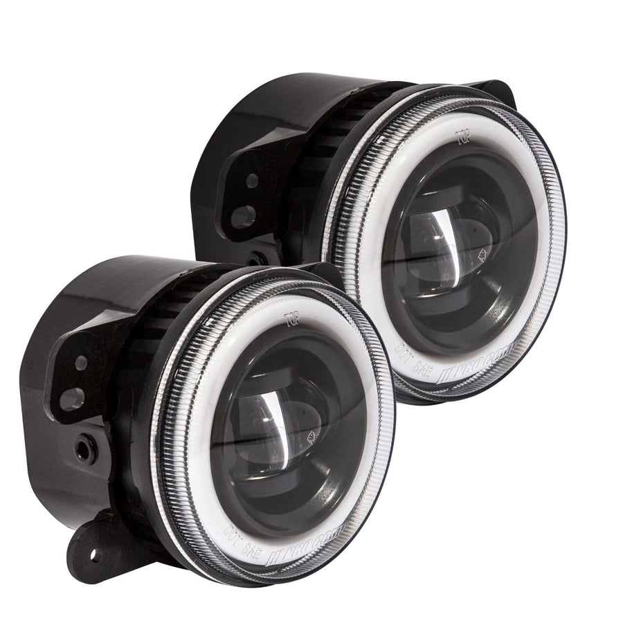 ProComp Pro Comp Jeep Fog Lights: Wide Fog Beam (White) (07-18 JK)