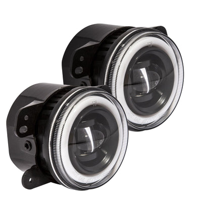 ProComp Pro Comp Jeep Fog Lights: Wide Fog Beam (White) (07-18 JK)